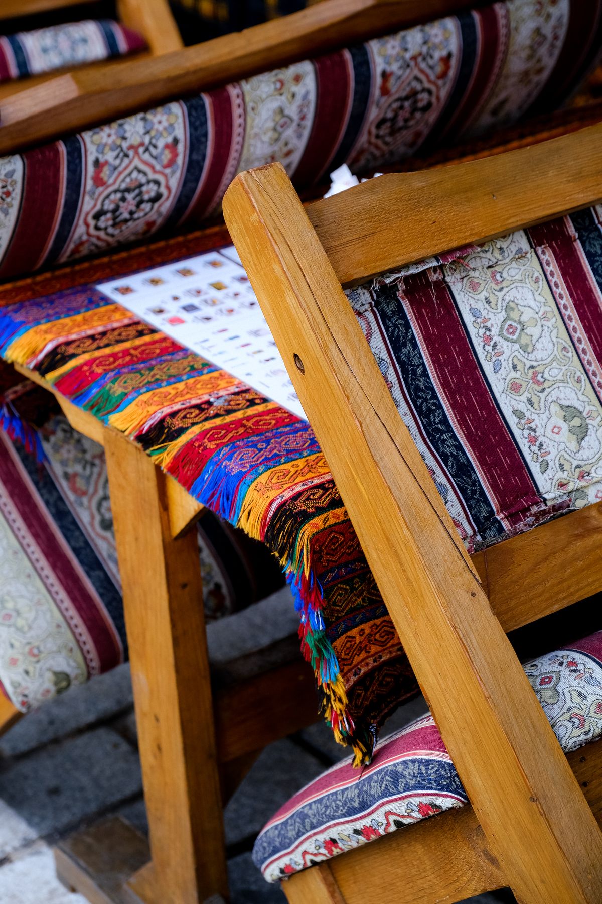 Hand-Knotted Wool Floor Cushion